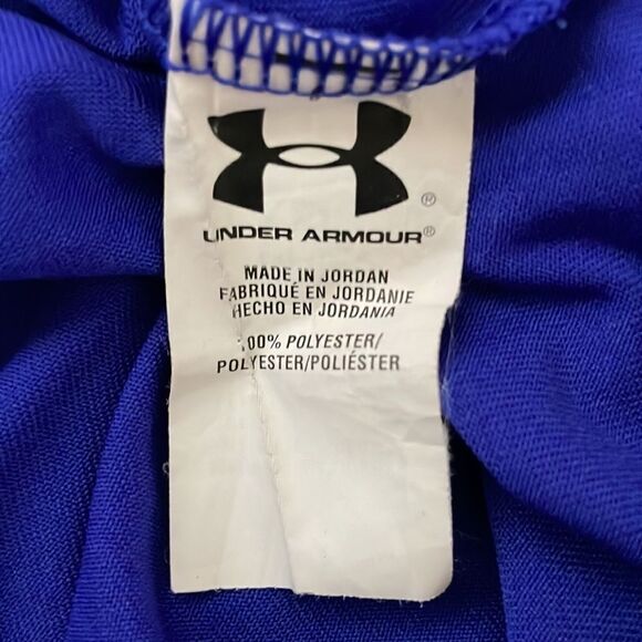 UNDER Armour Heat Gear Semi-Fitted Short Sleeve V-Neck T-Shirt Size Small - Picture 8 of 10